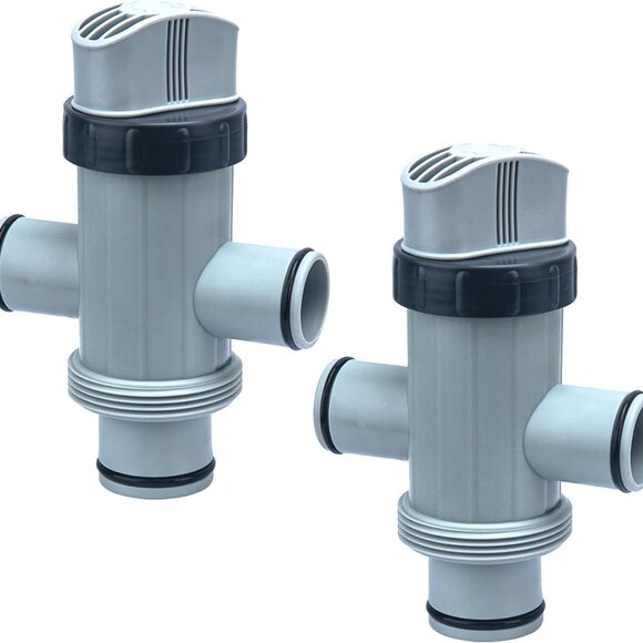 Plunger Valve Assembly Dual Split Hose 2-Pack | Compatible with Intex 11872 Pool - Picture 3 of 9